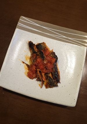 簡単すぎるイワシとトマトの炒め煮-レシピのメイン写真