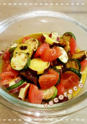 トマトと焼き野菜のマリネ-レシピのメイン写真