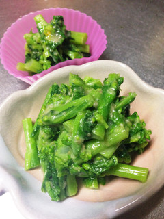 菜の花のからし酢味噌あえ-レシピのメイン写真