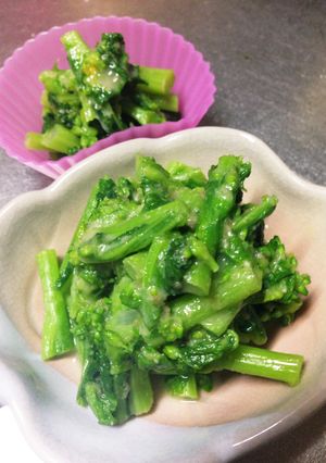 菜の花のからし酢味噌あえ-レシピのメイン写真