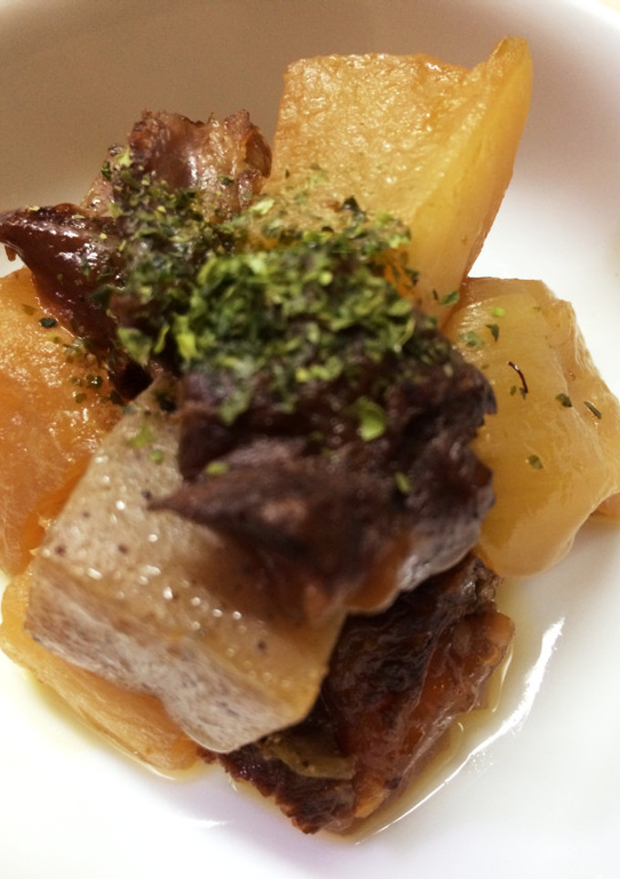 釘煮の煮汁で簡単スジ肉煮込み-レシピのメイン写真