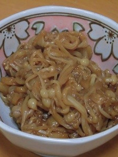 なんと簡単!えのきの佃煮・・ご飯のお供-レシピのメイン写真