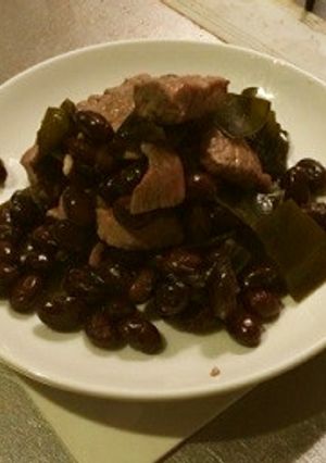 豚肉と黒豆、たっぷり昆布のあっさり煮-レシピのメイン写真