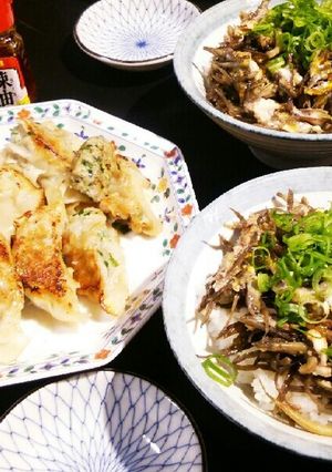 ゴボウといかなごの柳川風-レシピのメイン写真
