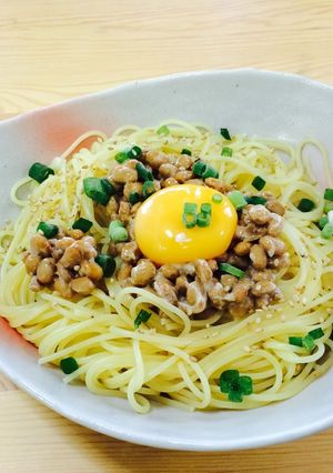 簡単納豆パスタ-レシピのメイン写真