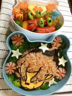 キャラ弁♪メラメライオン弁当♪-レシピのメイン写真