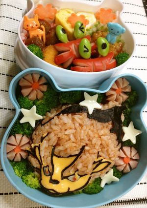 キャラ弁♪メラメライオン弁当♪-レシピのメイン写真
