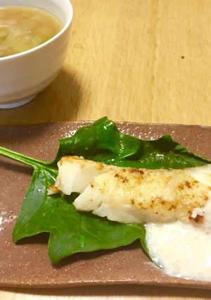 白身魚のムニエルとオニオンスープの作り方-レシピのメイン写真
