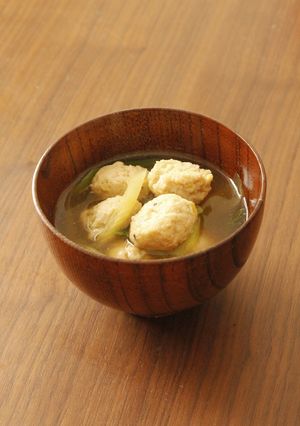 鶏だんごのお吸い物-レシピのメイン写真