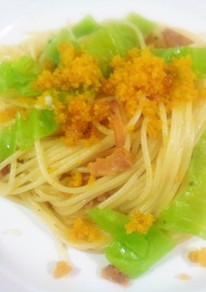 からすみとキャベツのパスタ-レシピのメイン写真