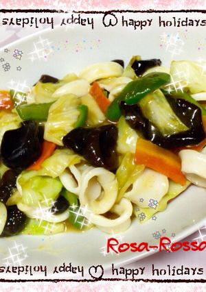 ✨ヤリイカのカレー風味炒め✨-レシピのメイン写真