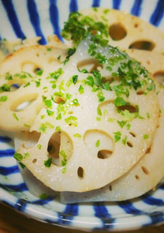 蓮根の塩こしょう炒め-レシピのメイン写真