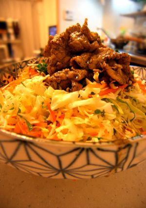 胡麻たっぷり！　豚しゃぶサラダ-レシピのメイン写真