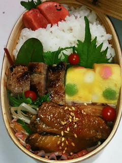 お弁当に!お花模様入りだし巻き玉子-レシピのメイン写真