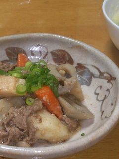 牛こまと筍と根菜の煮物、味噌あじ☆-レシピのメイン写真