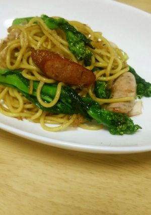 菜の花の焼きそば-レシピのメイン写真