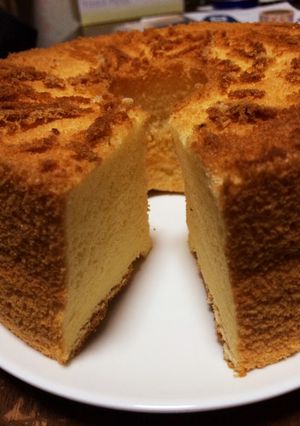 ホットケーキミックスでシフォンケーキ-レシピのメイン写真