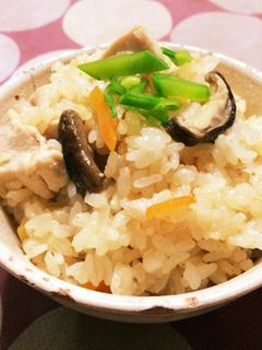 炊飯器で簡単釜めし風 (覚え書き)-レシピのメイン写真