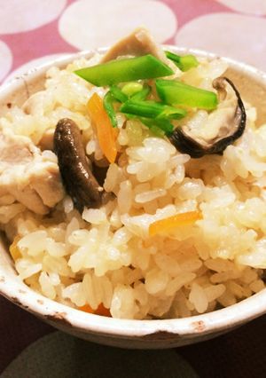 炊飯器で簡単釜めし風 （覚え書き）-レシピのメイン写真