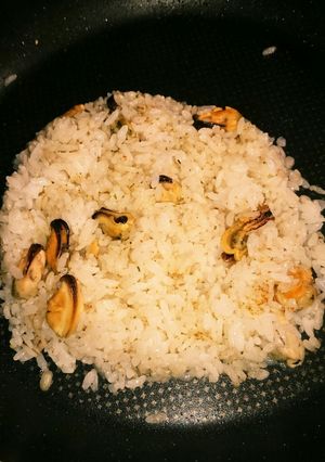 超簡単★ムール貝のアヒージョご飯-レシピのメイン写真