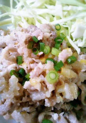 塩レモンで♪豚肉のしょうが焼き-レシピのメイン写真