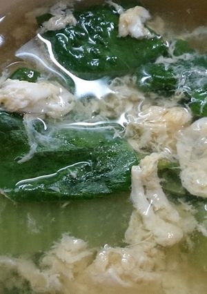 生高菜のかきたまスープ-レシピのメイン写真