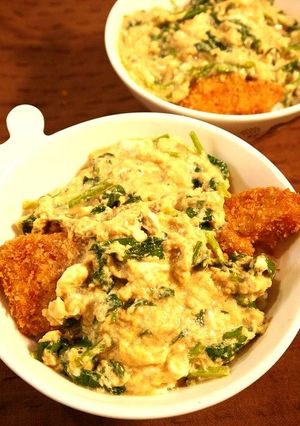 とんかつもいいけどお魚もね！鮭カツ丼-レシピのメイン写真