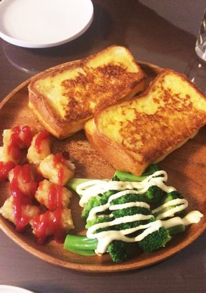 クロックムッシュ風☆ハムチーズサンド-レシピのメイン写真