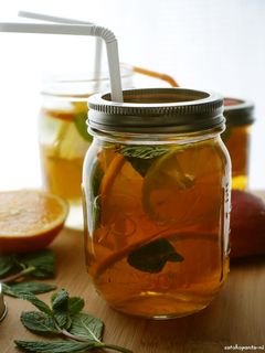 ジャーで爽やかフルーツデトックス紅茶♪-レシピのメイン写真