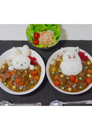 キャラカレー-レシピのメイン写真