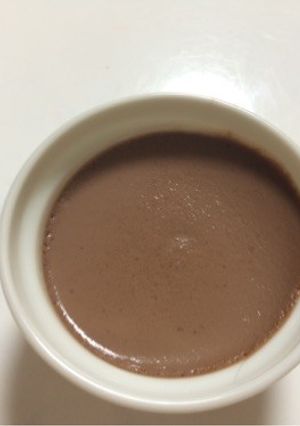 簡単！土鍋でなめらかチョコプリン-レシピのメイン写真