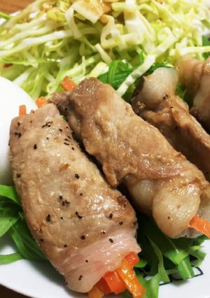 お野菜の豚肉巻き-レシピのメイン写真