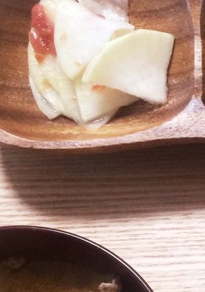 【付け合わせに】【常備菜】大根の梅酢漬け-レシピのメイン写真