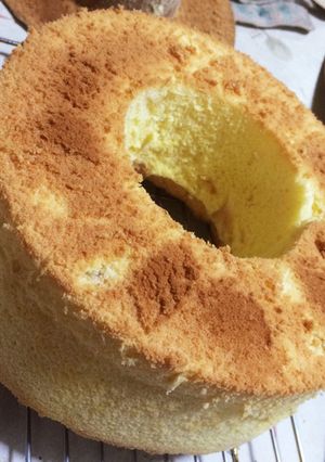 ふわっふわ プレーンシフォンケーキ-レシピのメイン写真