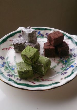 ★バレンタインに！3色生チョコ★-レシピのメイン写真