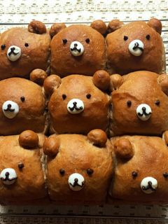 くまちゃん*ちぎりパン-レシピのメイン写真
