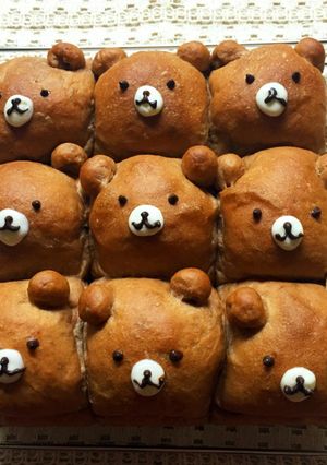 くまちゃん＊ちぎりパン-レシピのメイン写真