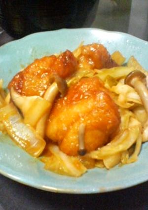 簡単☆鶏肉とキャベツのケチャップまみれ☆-レシピのメイン写真