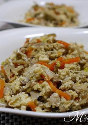 ごぼう入り炒り豆腐-レシピのメイン写真