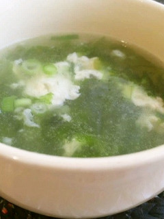 ♪あおさと卵の簡単中華スープ♪-レシピのメイン写真