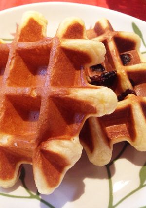 美味しい！ワッフル！〜蒸しパン生地で〜-レシピのメイン写真