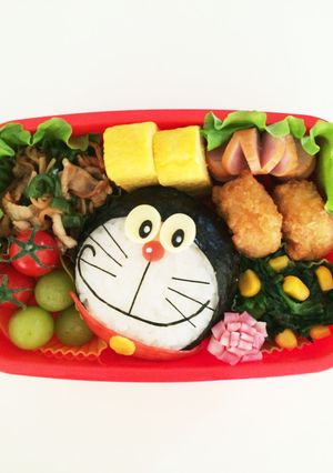 ドラえもん＊キャラ弁＊海苔ver♪-レシピのメイン写真