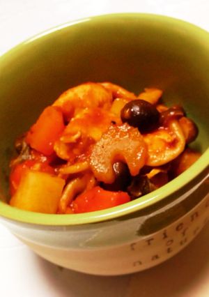 ささみとたっぷり野菜のヘルシートマト煮-レシピのメイン写真