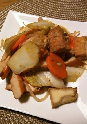 よく余る食材で柚子ぽん炒め☆参考まで-レシピのメイン写真