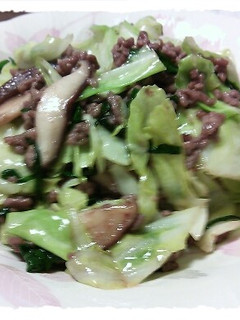 キャベツのピリ辛肉味噌炒め-レシピのメイン写真