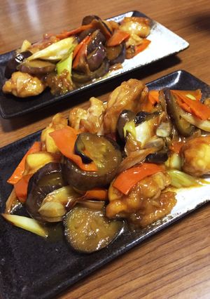 話題入り感謝〜♡ 鶏肉とナスの甘辛炒め-レシピのメイン写真