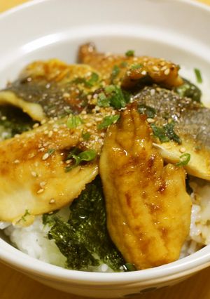 夫が愛する♡アジの蒲焼丼-レシピのメイン写真