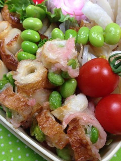 お弁当!ちくわと紅ショウガのかき揚げ-レシピのメイン写真