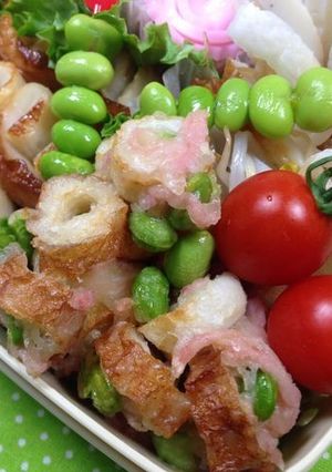 お弁当！ちくわと紅ショウガのかき揚げ-レシピのメイン写真