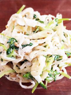 切り干し大根と豆苗のサラダ♡-レシピのメイン写真
